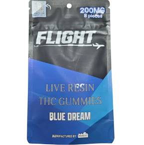 Flight | Blue Dream | Live Resin 200mg Gummies
