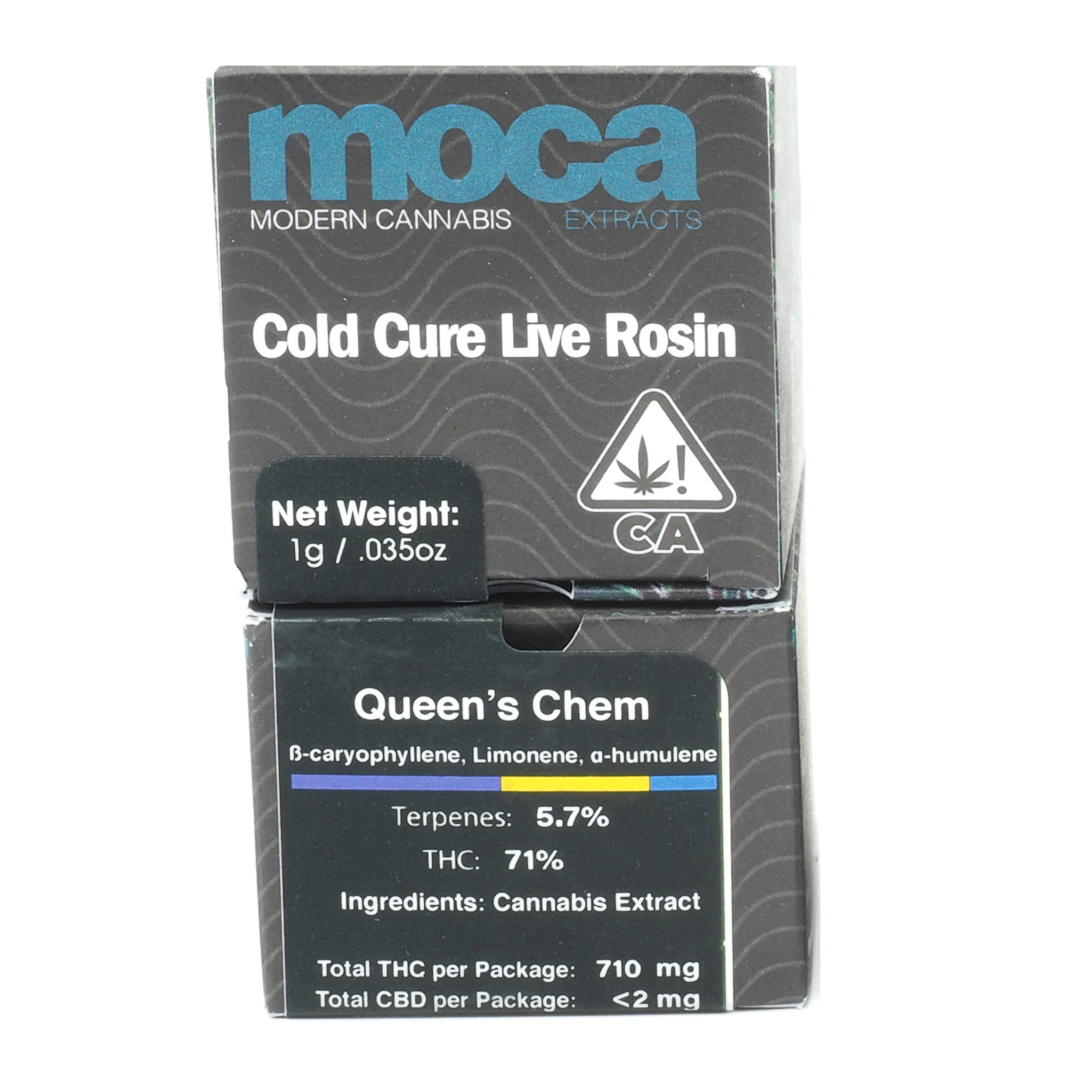 MOCA Humboldt - MOCA Extracts - 1g Cold Cure Live Rosin - Queens Chem Main Image