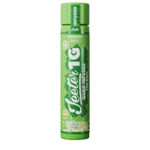 Jeeter Quad Infused Preroll 1g Kiwi Kush