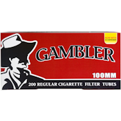 Gambler- Regular Cigarette Tubes 100MM- 200ct