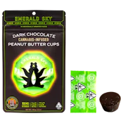 Emerald Sky - Hybrid Dark Chocolate Peanut Butter Cups - 10pk - 100mg