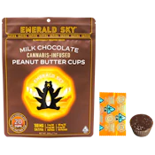 Emerald Sky - Sativa Milk Peanut Butter Cups - 20 Pack - 100mg