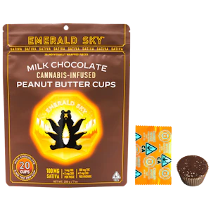 Emerald Sky - Emerald Sky - Sativa Milk Peanut Butter Cups - 20 Pack - 100mg
