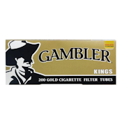 Gambler- Gold Cigarette Tubes Kings- 200ct
