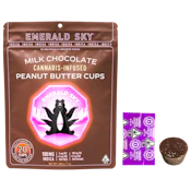 Emerald Sky - Indica Milk Peanut Butter Cups - 20 Pack - 100mg