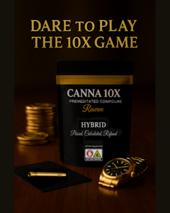 CANNA 10X - Premeditated Composure 3.5g Kief Infused Flower