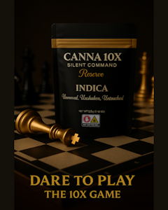CANNA 10X - Silent Command 3.5g Kief Infused Flower