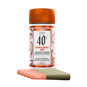 Stiiizy 40's | King Louis XIII | Infused Pre-Roll Pack | [2.5g] 5pk | Indica