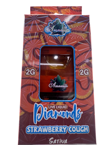 Amnesia - Strawberry Cough 2G Liquid Diamond Disposable