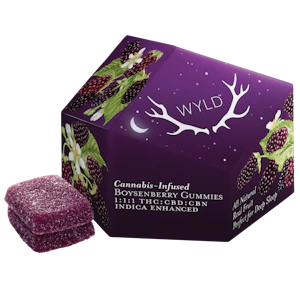 WYLD - Wyld - Boysenberry CBN - Gummy - 100mg