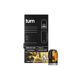 TURN - Peaches & Cream (I-H) | 1g Live Resin POD | Turn