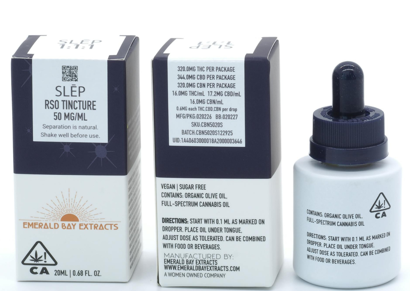 Emerald Bay - Tincture - Slep 1:1:1 - 1000MG