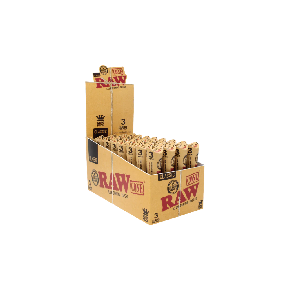 RAW - Classic Cones | King Size | 3 pack Main Image