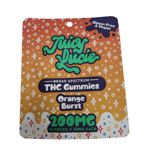 Juicy Lucie | Orange Burst | 200mg (Vegan) Gummies
