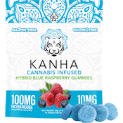 KANHA | Blue Raspberry | Hybrid | 100mg THC | 10-pack