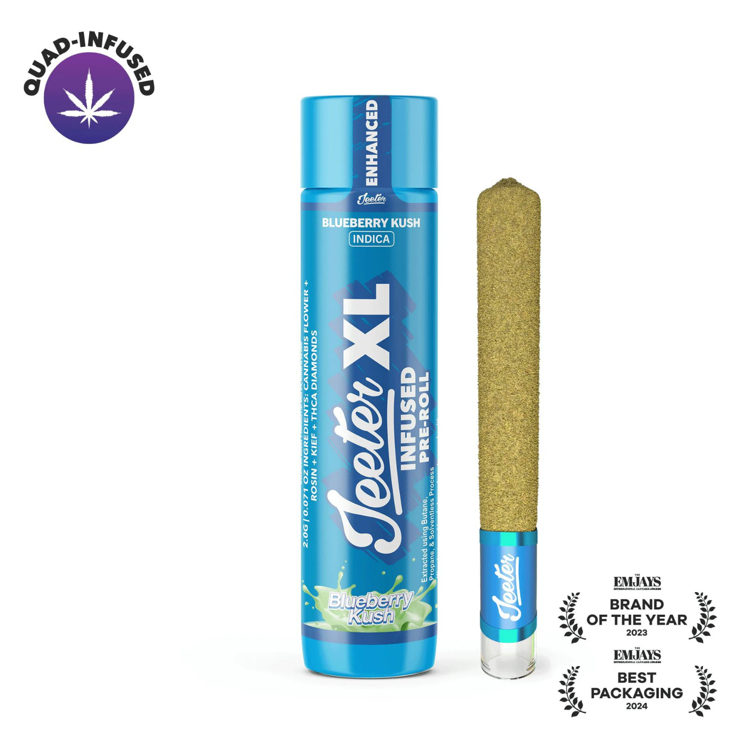 Jeeter - Jeeter - Preroll - Blueberry Kush - 2G Main Image