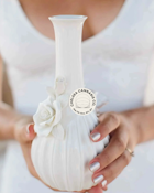 Rose Vase Bong - Ivory - Accessory