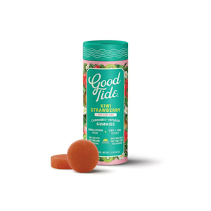 GOOD TIDE - Good Tide | Kiwi Strawberry 1:1:1 THC:CBD:CBG (Hybrid) - 100mg THC|100mg CBD|100mg CBG Rosin Gummies