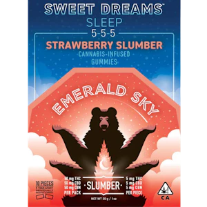 Emerald Sky - Emerald Sky - Sweet Dreams Strawberry Slumber (I) 5:5:5 THC:CBD:CBN - 5pk - 50mg