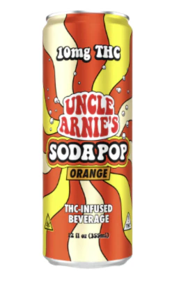 Uncle Arnies - Uncle Arnie's | Orange Soda | 10mg THC Beverage Main Image