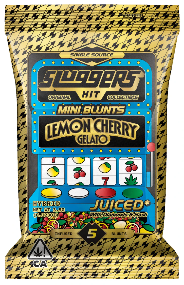 Sluggers Hit - Sluggers - Blunt - Infused - Lemon Cherry Gelato - 5PK Main Image
