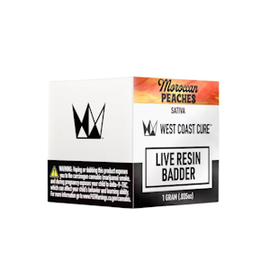 WEST COAST CURE - Moroccan Peaches (S) | 1g Live Resin Badder | West Coast Cure