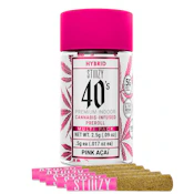Stiiizy - 40 - Pink Acai (H) - Infused Joint - 5 Pack - 2.5g
