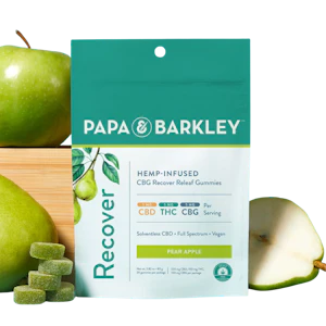 Papa and Barkley - Papa and Barkley - CBG - Pear Apple - Gummy - 100mg