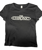 The Chronic - Clothing - Crop Top - Black Shortsleeve