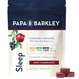 Papa and Barkley - Papa and Barkley - CBN - Berry Pomegranate - Gummy - 100mg