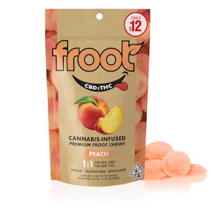 FROOT - Froot - Edibles - Gummy - CBD 1:1 - Peach - 100MG