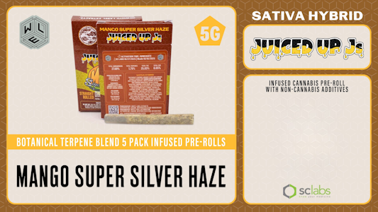 WHITE LABEL EXTRACTS - White Label | Inf PR Jacked 5pk | Mango Super Silver Haze