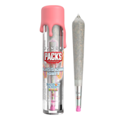 Packs Rainbow Sorbet 1g live resin infused glass tip joint