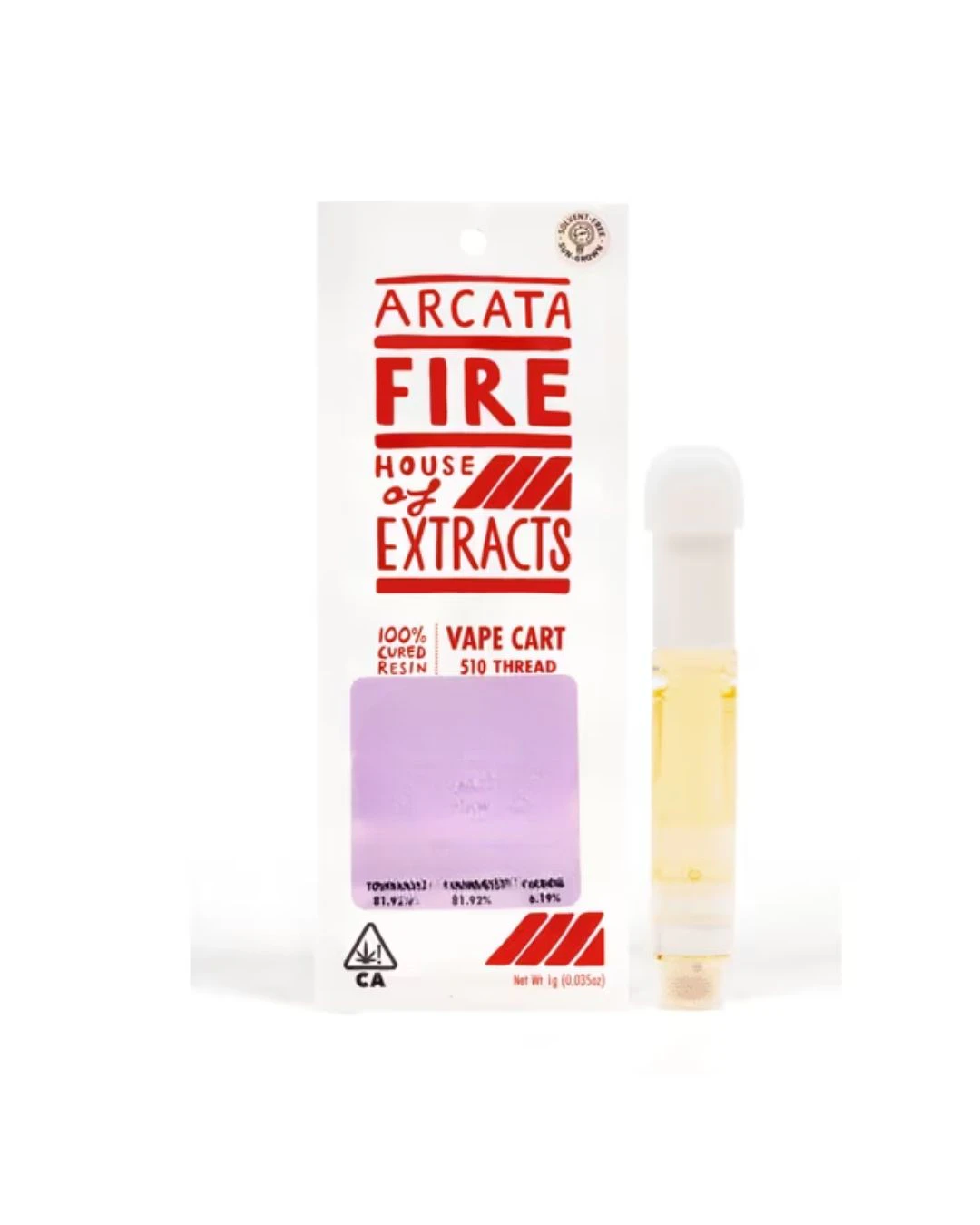 Arcata Fire - Arcata Fire - 1g Cured Resin Cart - Sunset Sherbert Cookie Main Image