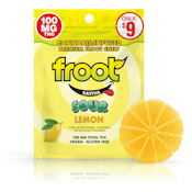 Froot Sour Lemon Gummy - 100mg Single Cut-to-dose