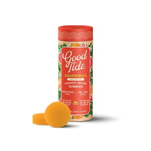 GOOD TIDE - Good Tide | Grapefruit 1:1:1 THC:CBG:CBC (Sativa) - 100mg THC|100mg CBG|100mg CBC Rosin Gummies