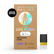 Wedding Cake | 100% Live Rosin | Cannabis Concentrate Pod | Vape | 1g (PAX)