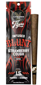 Claybourne - Claybourne Flyer Infused Blunt 1.5g Strawberry Cough