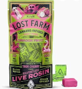KIVA - Kiva Lost Farms Live Rosin Chews Dragon Fruit