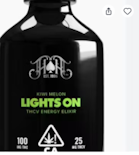 Heavy Hitters 100mg Lights On Kiwi Melon Elixir Beverage
