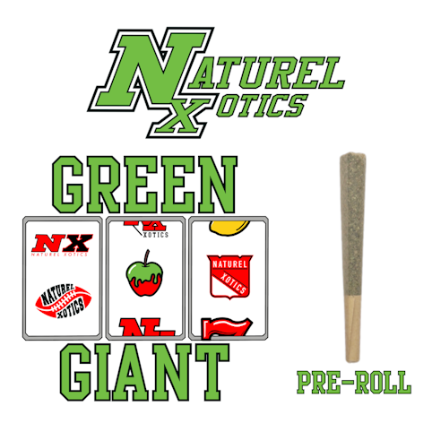 Naturel Xotics - Green Giant -Hybrid- 1g (Pre-Roll) | Naturel Xotics     -jj4