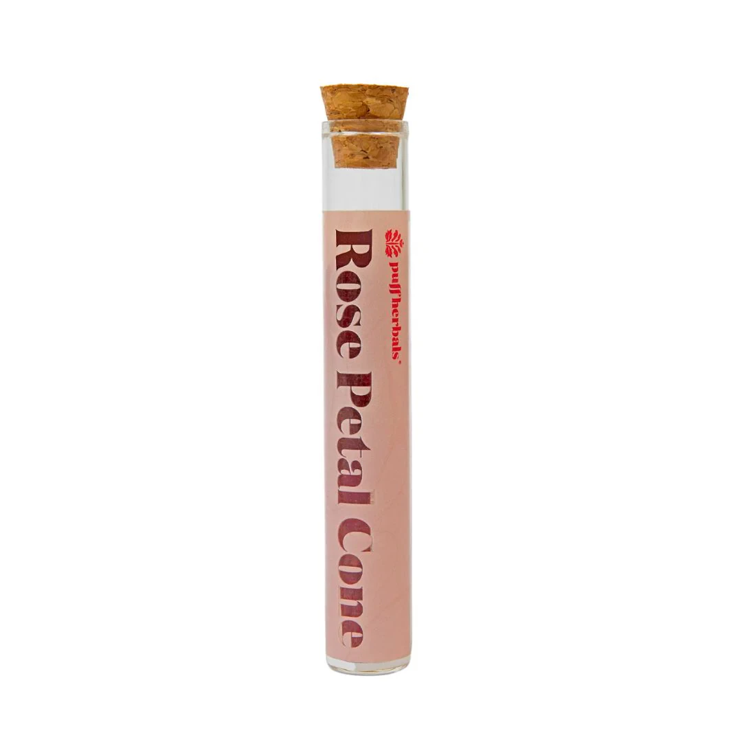 Puff Herbals - Puff Herbals | Rose Petal Cone | Single Cone Main Image