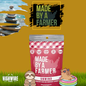 Made By A Farmer Unwind Gummies Strawberry Kiwi CBD:CBG:CBN 500mg