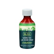 Enjoy Bliss Delta 9 THC Live Rosin Syrup 420mg - Strawberry (Hybrid)