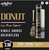 Uplyfted-Donut-Live Rosin-OG Runtz x Grandi Guava-.5g Hash Rosin-2.5g-40.69%
