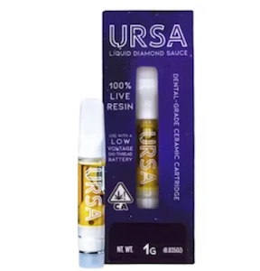 URSA Extracts - URSA 1g Strawberry Cheesecake Live Resin Cartridge
