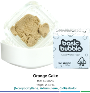 Basic Bubble - Basic Bubble - 1g Black Label - Orange Cake