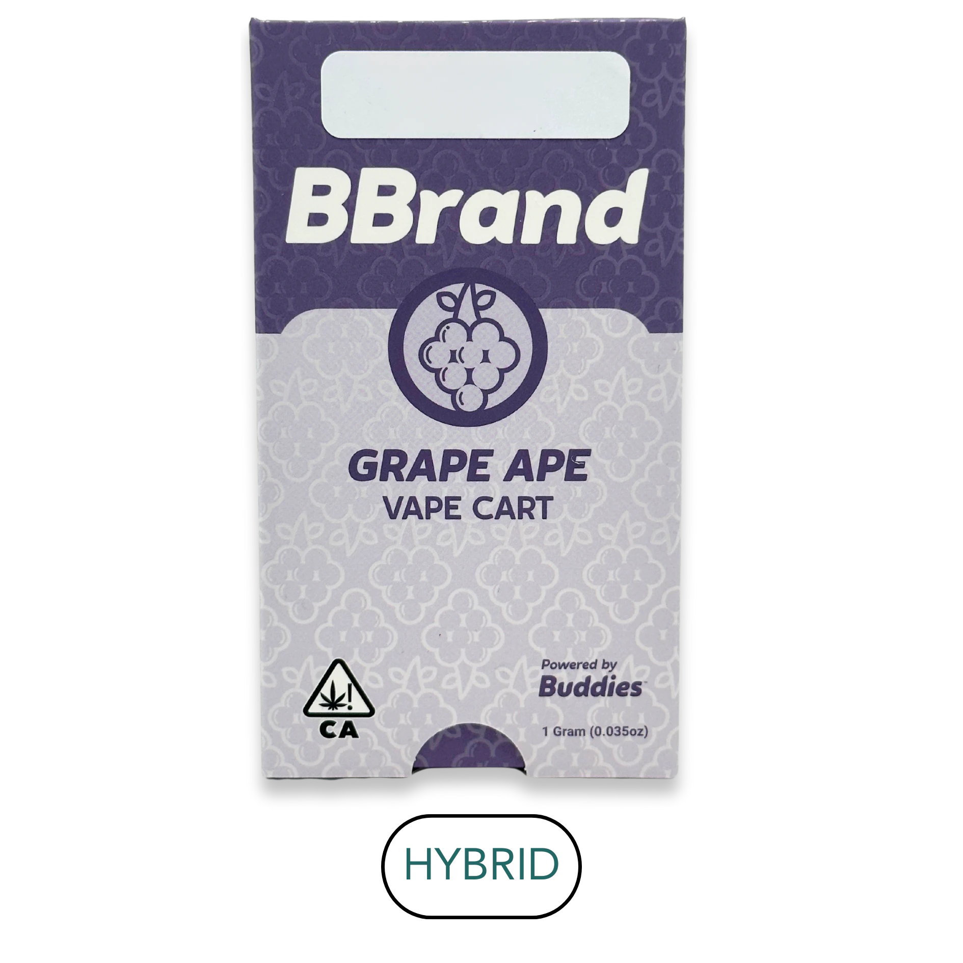 Buddies Brand - Buddies - Bbrand - Grape Ape - Vape Cart - 1.0g Main Image