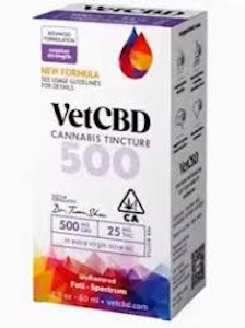 VETCBD - VETCBD | 20:1 REGULAR STRENGTH 500 | TINCTURE | 2OZ