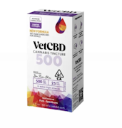 VET CBD | 500mg CBD : 25mg THC | Regular Strength CBD Tincture | 2oz